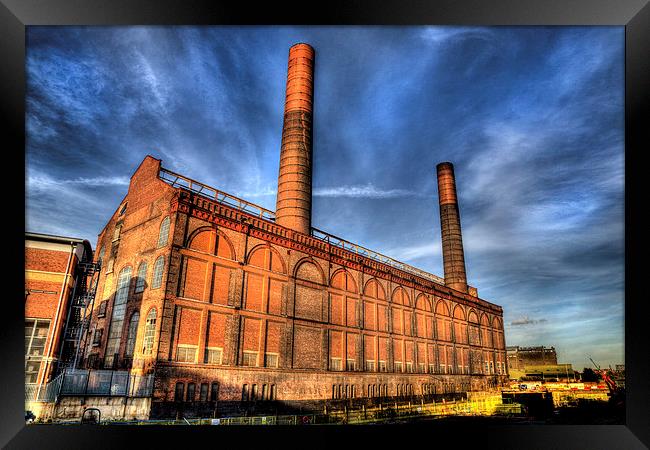 Lots Road Power Station Framed Print by Simon West