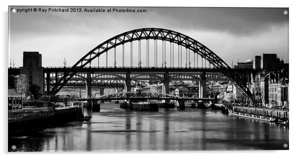 The River Tyne Acrylic by Ray Pritchard