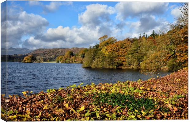 Autumnal Windermere Canvas Print by Gary Kenyon