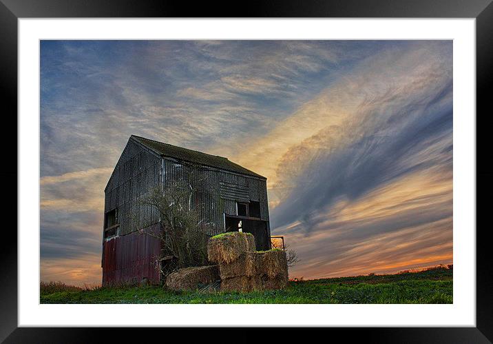 The Old Barn, Detling Framed Mounted Print by Phil Clements
