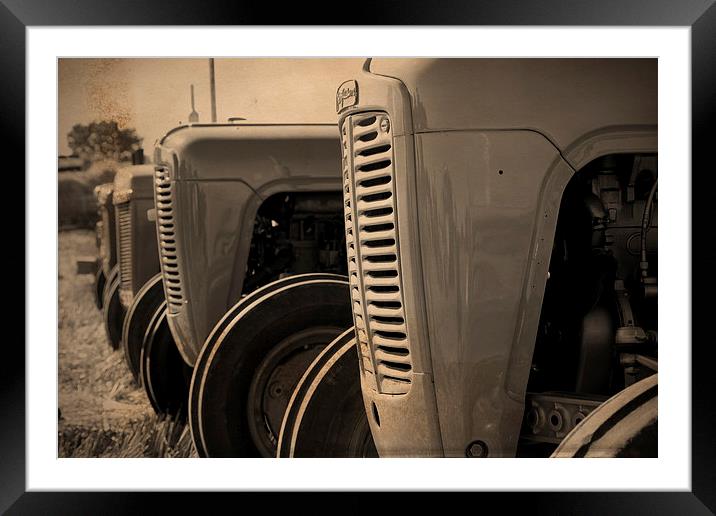 Ferguson TE20 Tractors Framed Mounted Print by Digitalshot Photography