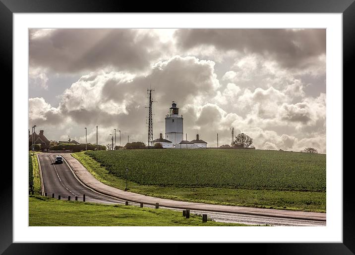 North Foreland Lighthouse Framed Mounted Print by Thanet Photos