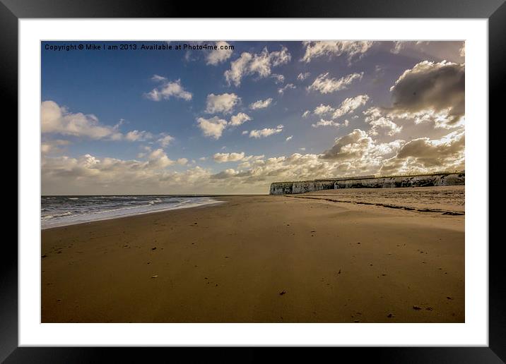 Kingsgate bay Framed Mounted Print by Thanet Photos
