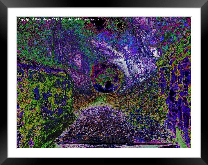 The Ghostly walkway Framed Mounted Print by Pete Moyes