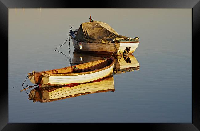 Two boats Framed Print by Brian Fry