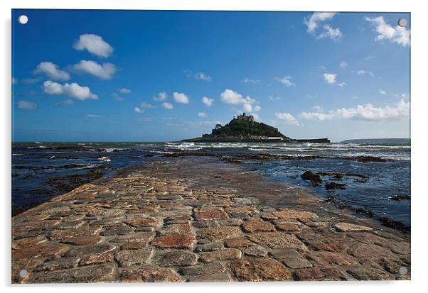 St Michaels Mount, Cornwall Acrylic by Graham Custance