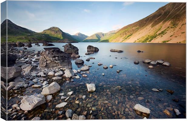 Wastwater Cumbria Canvas Print by Tony Bates