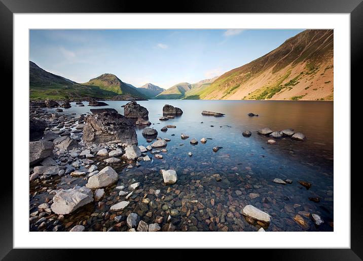 Wastwater Cumbria Framed Mounted Print by Tony Bates