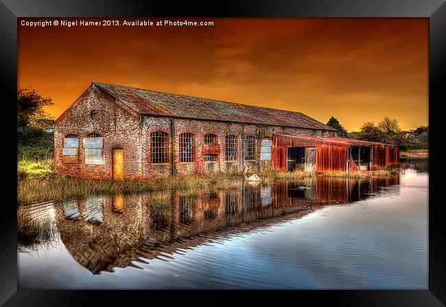 Waterworld Framed Print by Wight Landscapes