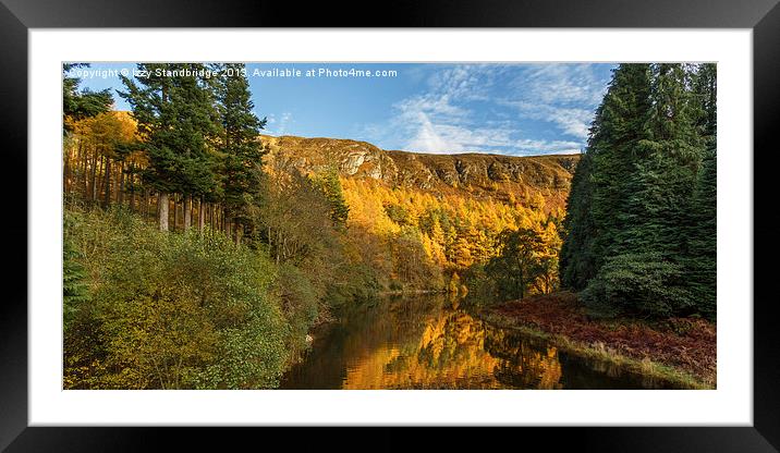 Elan Valley wide view Framed Mounted Print by Izzy Standbridge