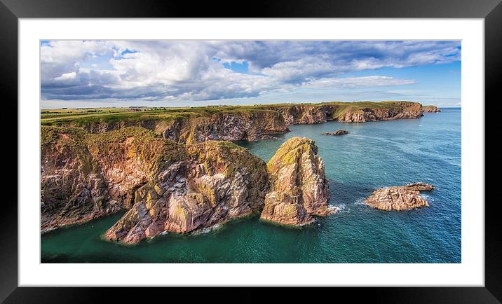 Bullers of Buchan 3 Framed Mounted Print by Mike Stephen