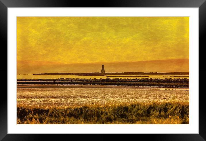 Sunset over Horse Island Ardrossan Framed Mounted Print by Tylie Duff Photo Art