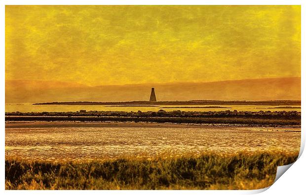 Sunset over Horse Island Ardrossan Print by Tylie Duff Photo Art