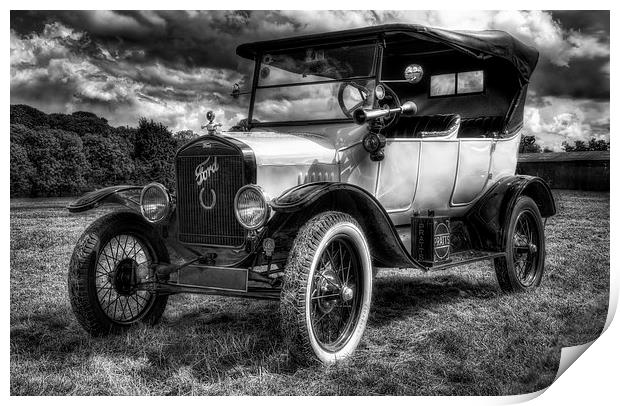 Classic Ford Print by Jason Green