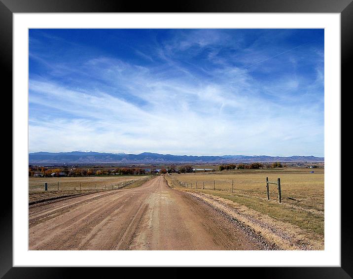 West across the prairie Framed Mounted Print by Don Brady