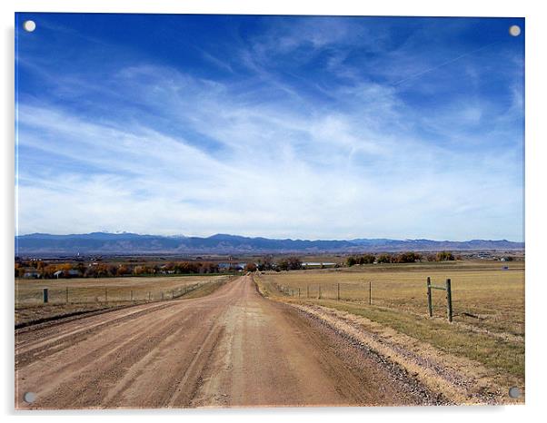 West across the prairie Acrylic by Don Brady