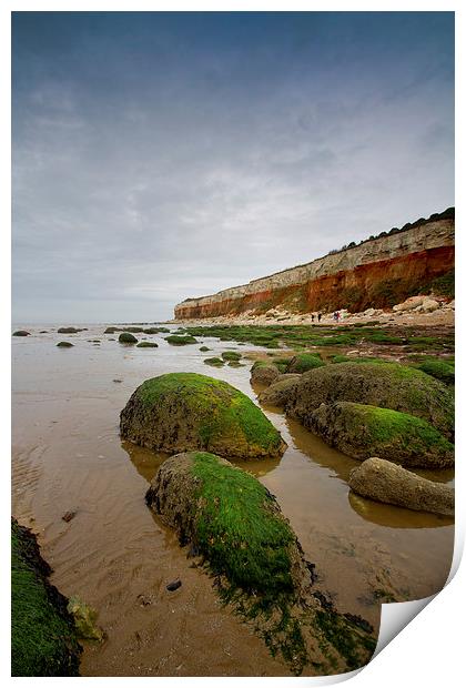 Hunstanton Cliff Print by Gypsyofthesky Photography