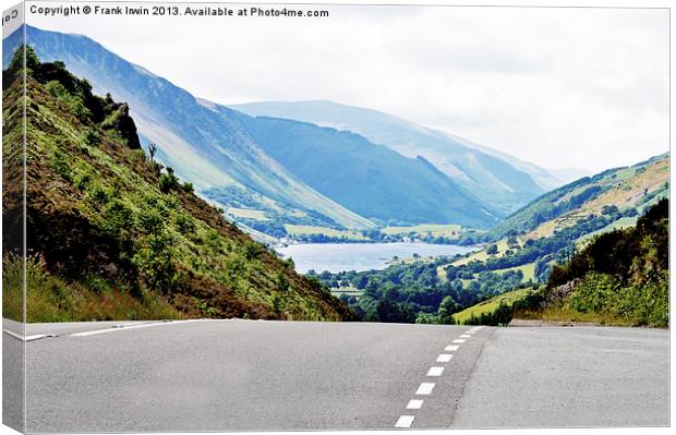 The stunning view of Tal-y-Llyn from the A487 Canvas Print by Frank Irwin