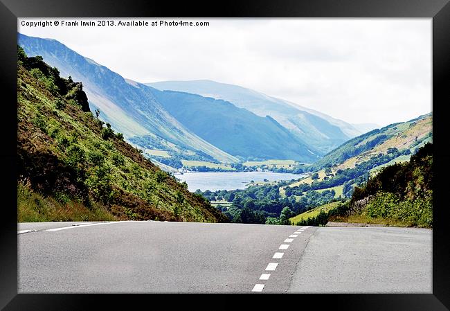 The stunning view of Tal-y-Llyn from the A487 Framed Print by Frank Irwin