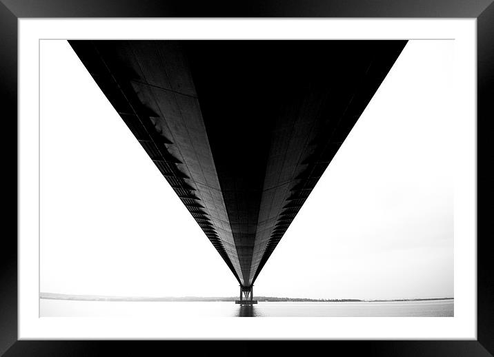Under the Bridge Framed Mounted Print by Lee Bailey