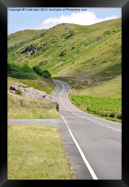 The open road on the A487 Framed Print by Frank Irwin