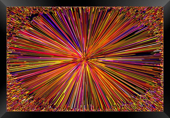 Digital Infinity abstract Framed Print by David Pyatt