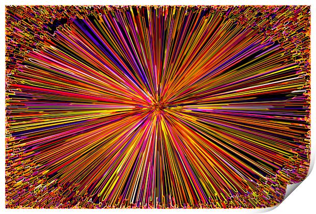 Digital Infinity abstract Print by David Pyatt