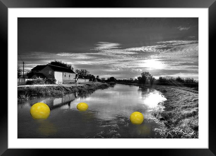 Balls of Athelney Framed Mounted Print by Rob Hawkins