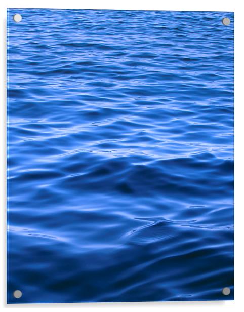 Calm Sea Acrylic by Victor Burnside