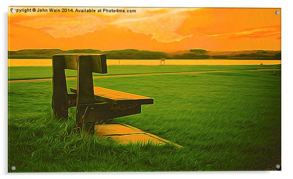 A place to Sit... Acrylic by John Wain