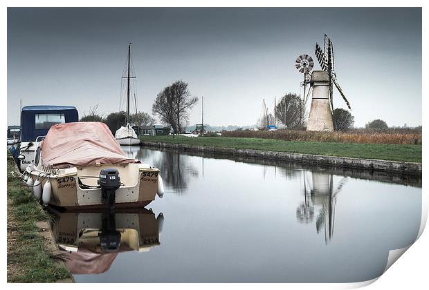 Thurne Staithe Print by Stephen Mole