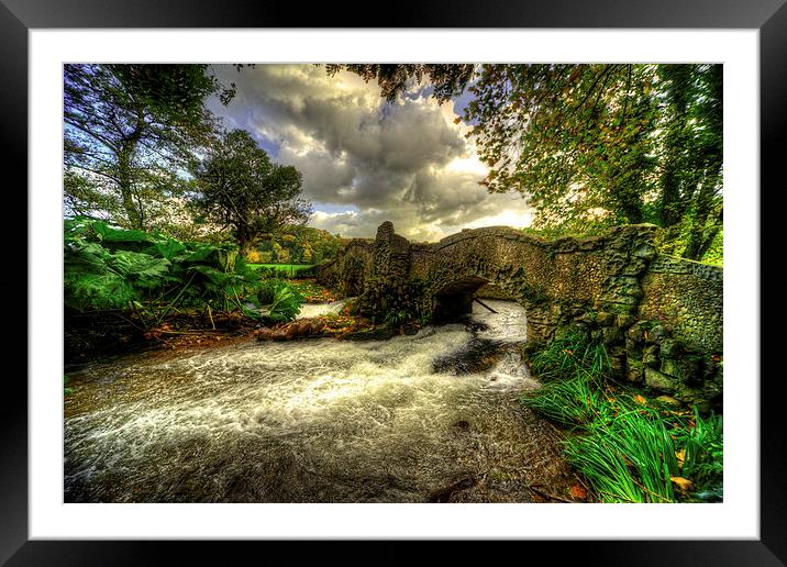Bridge over the River Avill Framed Mounted Print by Rob Hawkins