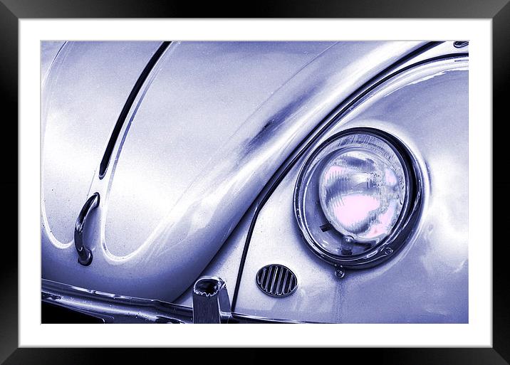 VW Beetle Classic Framed Mounted Print by Martin Williams