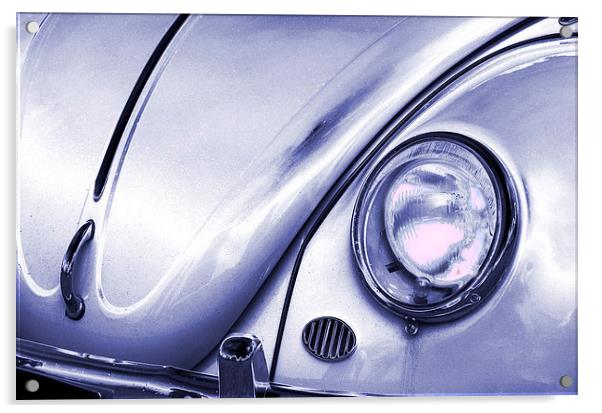 VW Beetle Classic Acrylic by Martin Williams