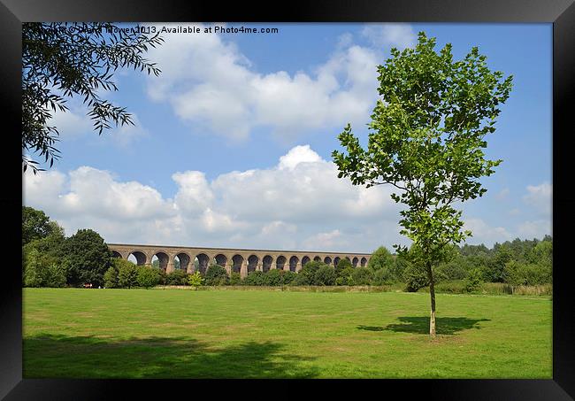 Chappel Viaduct Essex Framed Print by Diana Mower