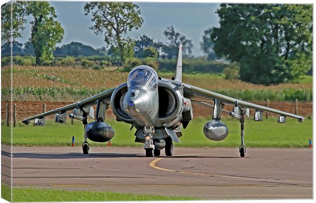 RAF Harrier Canvas Print by Rachel & Martin Pics