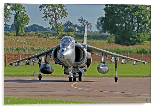 RAF Harrier Acrylic by Rachel & Martin Pics