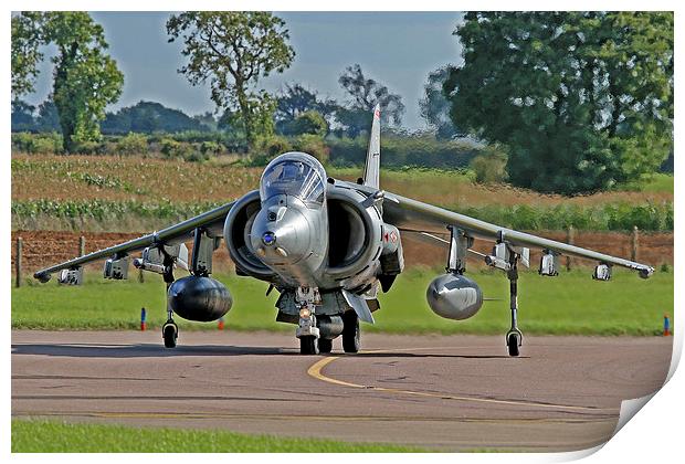 RAF Harrier Print by Rachel & Martin Pics