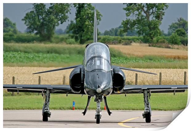 RAF Hawk t1 head on Print by Rachel & Martin Pics