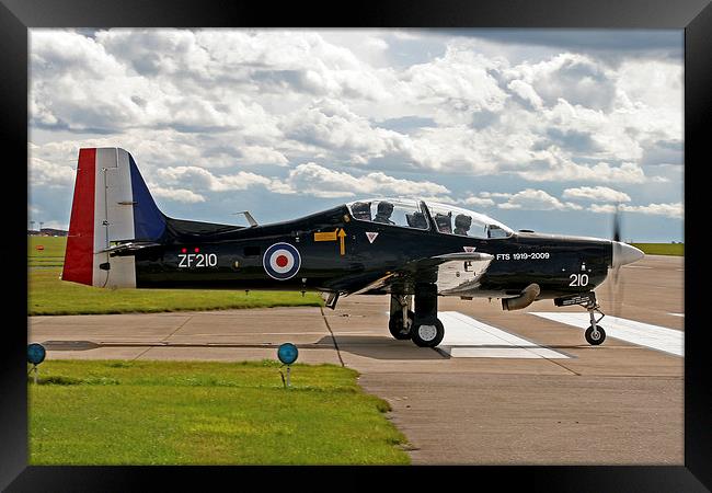 RAF Tucano takeoff Framed Print by Rachel & Martin Pics