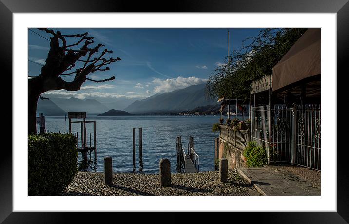 Lago di Como Framed Mounted Print by Phil Wareham