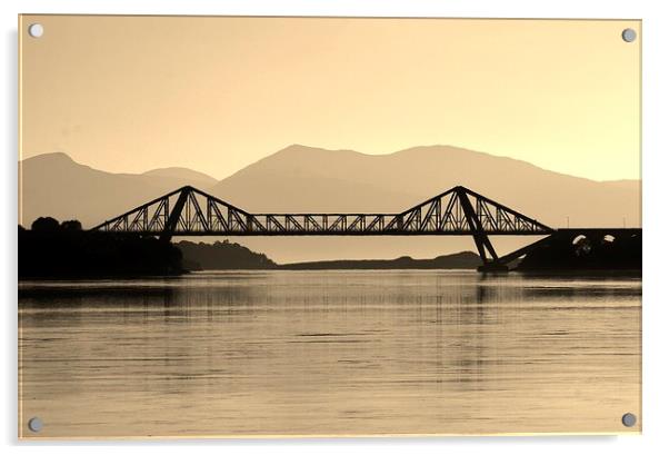 Connel Bridge, Scotland Acrylic by Thomas Batson