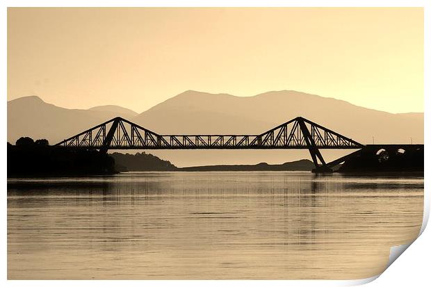 Connel Bridge, Scotland Print by Thomas Batson