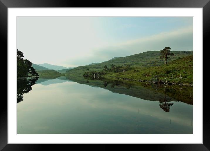 Highlands Reflection Perfection Framed Mounted Print by Thomas Batson