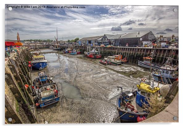 Whitstable harbour Acrylic by Thanet Photos