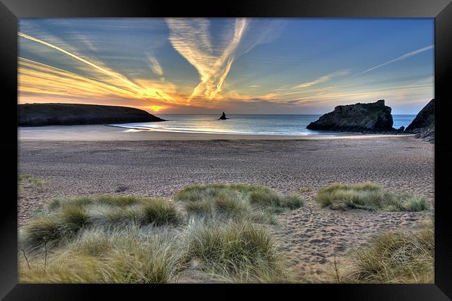 Broadhaven Framed Print by Mark Robson