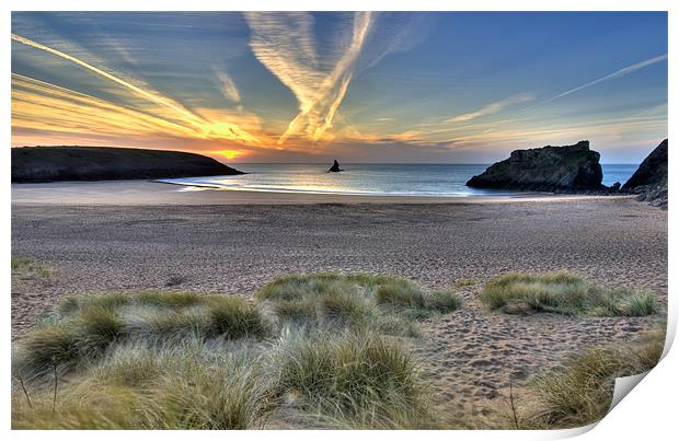 Broadhaven Print by Mark Robson