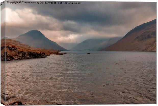 Morning at Wastwater Canvas Print by Trevor Kersley RIP
