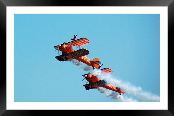 Wing Walkers Framed Mounted Print by Steven Cole