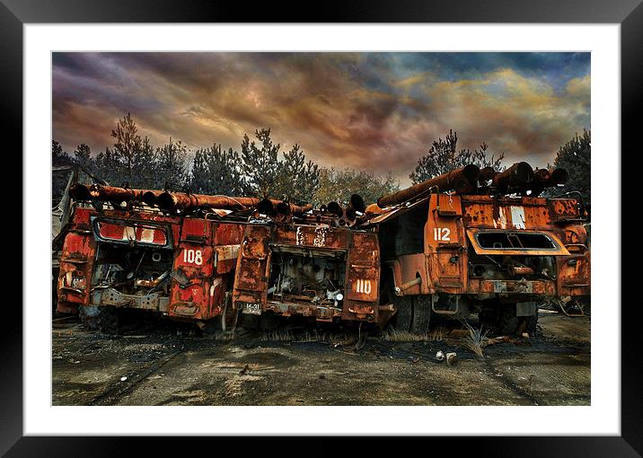 Rusting Heroes Framed Mounted Print by Jason Green